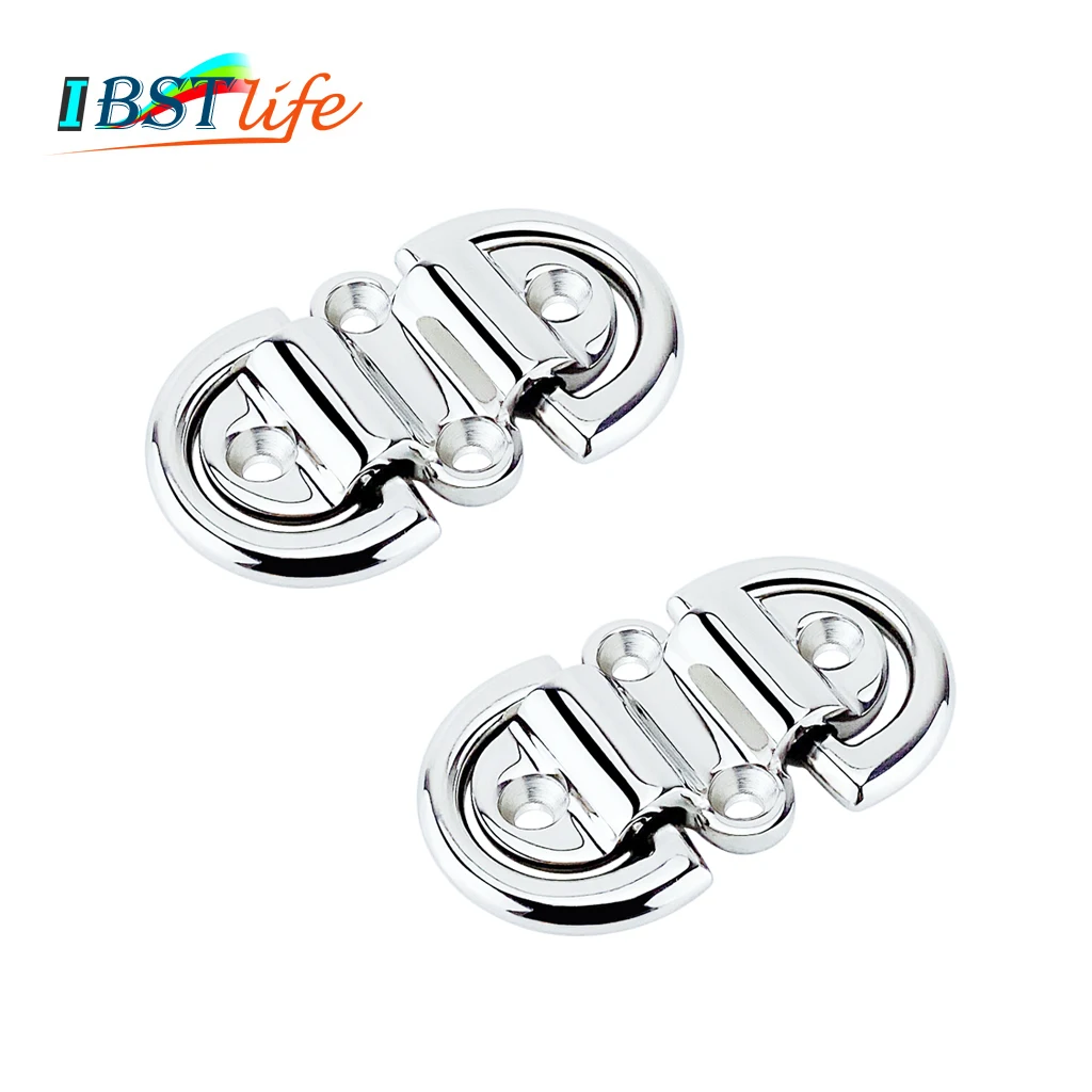 

2 шт., складная подставка из нержавеющей стали 316 с двойным D-образным кольцом