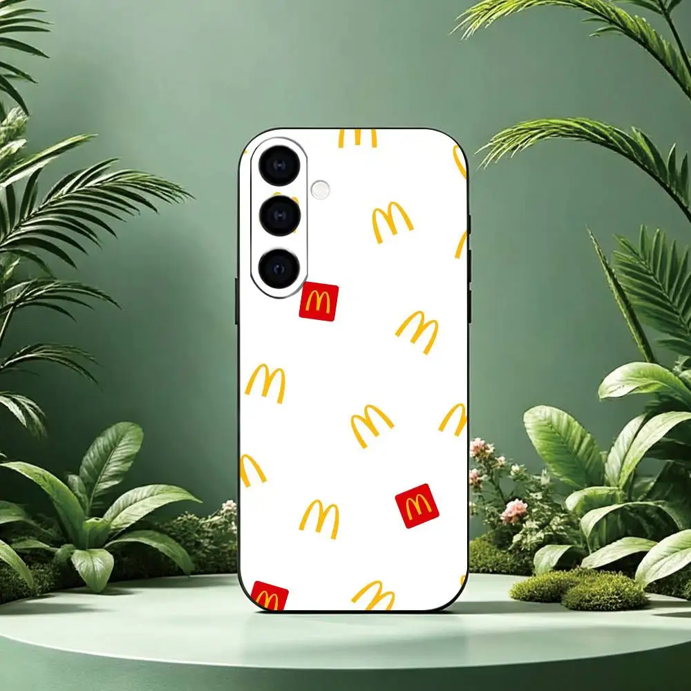 Фото Чехол для телефона C-Cool B-Brand McDonaldsES для Samsung Galaxy A73, A72, A71, A70, A53, A52, A51 и других моделей, мягкий черный чехол, подарок. №4