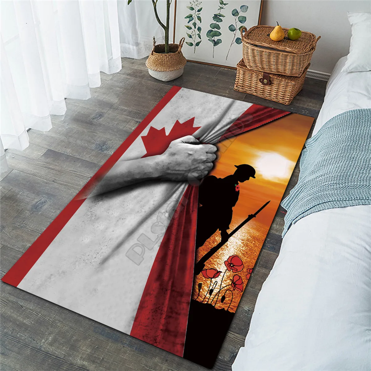 

Canada Rug 3D All Over Printed Rug Witch Rug Star Rug Non-slip Mat Dining Room Living Room Soft Bedroom Carpet 01