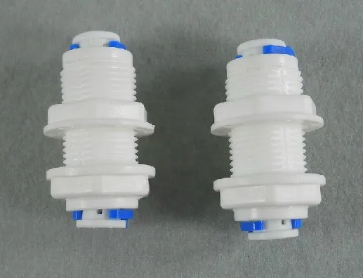 

2 шт. Белые быстроразъемные фитинги для обратного осмоса 1/4 дюйма