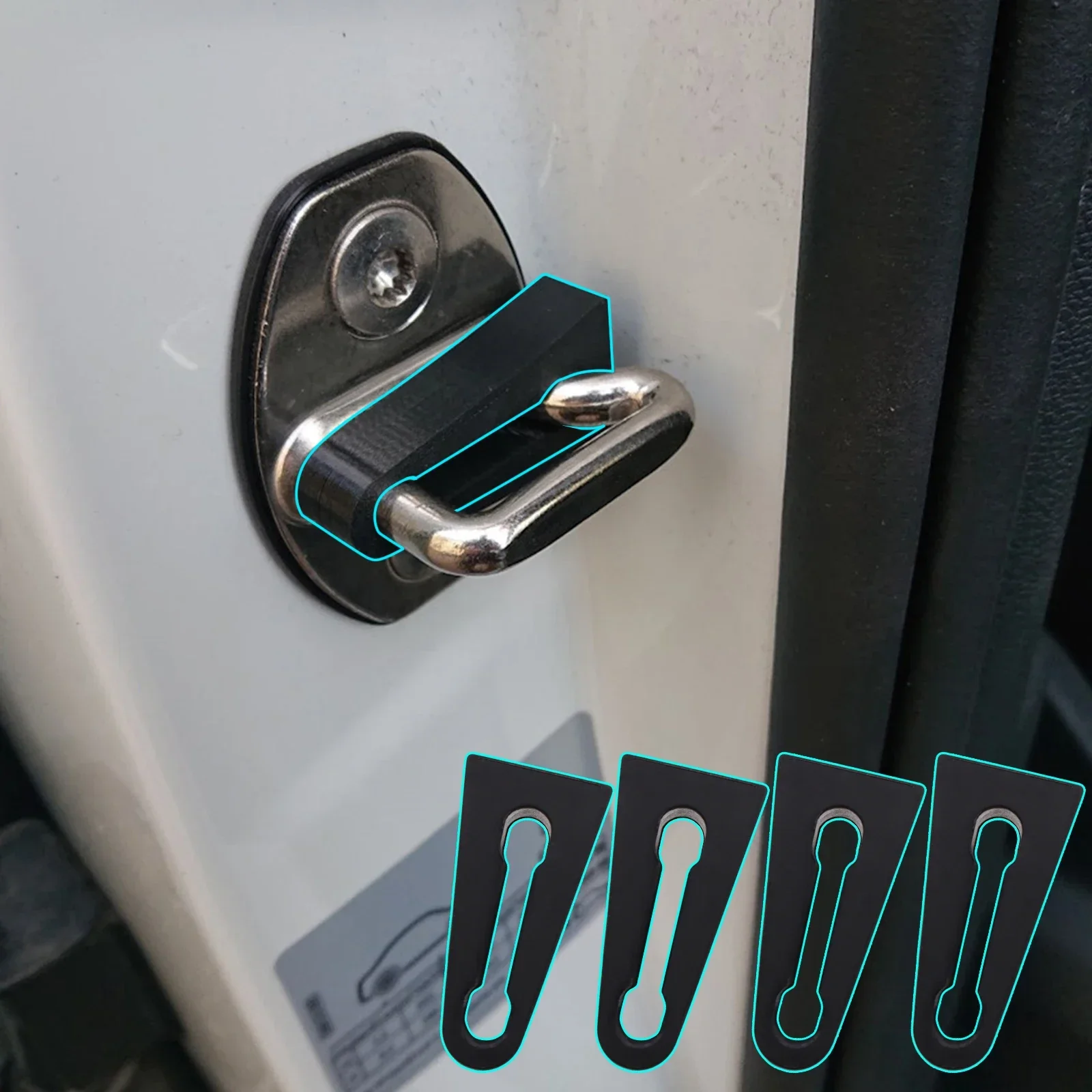 Loki J дверной замок звуковой глушитель звукоизоляционный тихий буфер для VW Polo