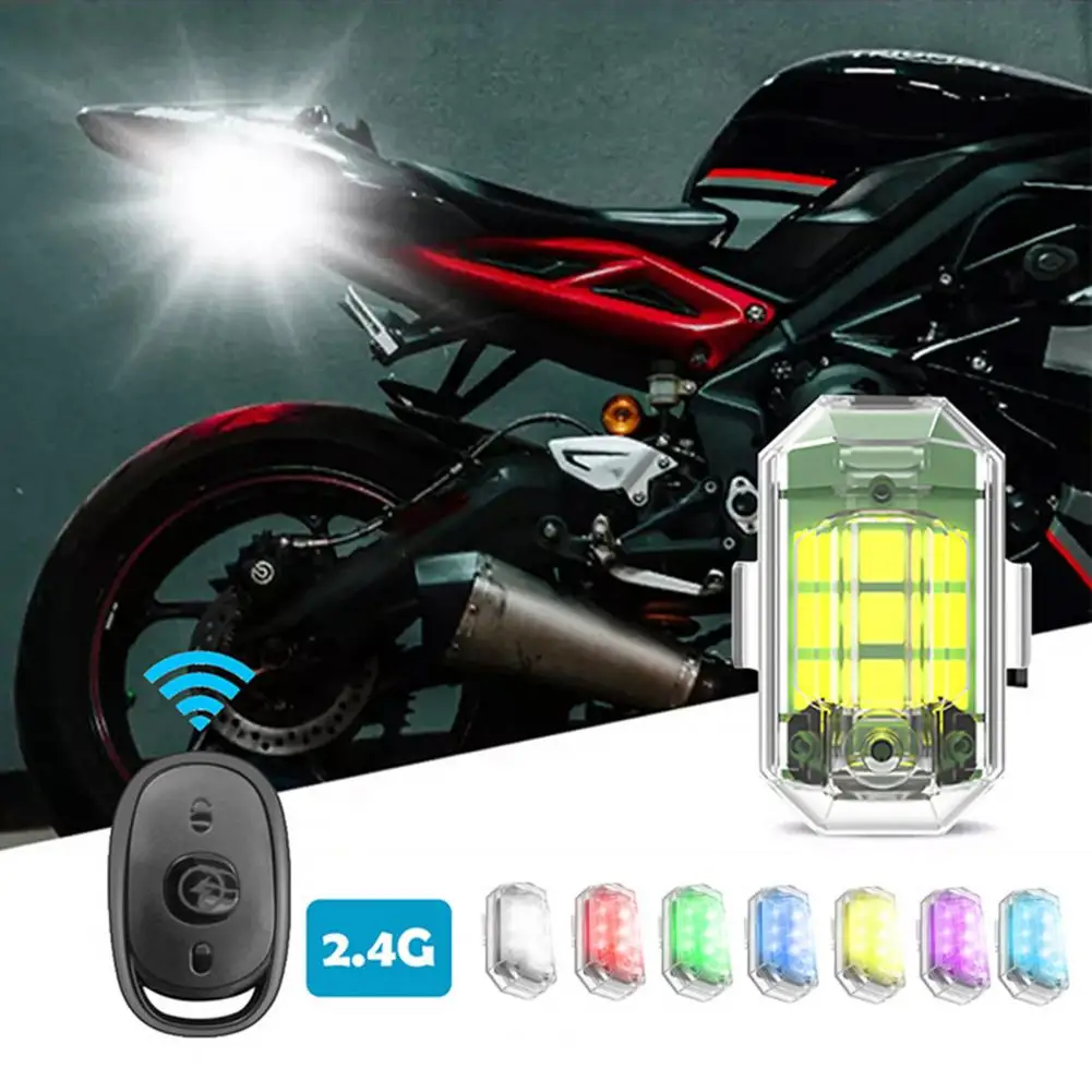 

Flashing Light Bicycle Night Light Switching with Data Cable 5V 1A Lighting USB Charging Aircraft Strobe Light Car Accessory