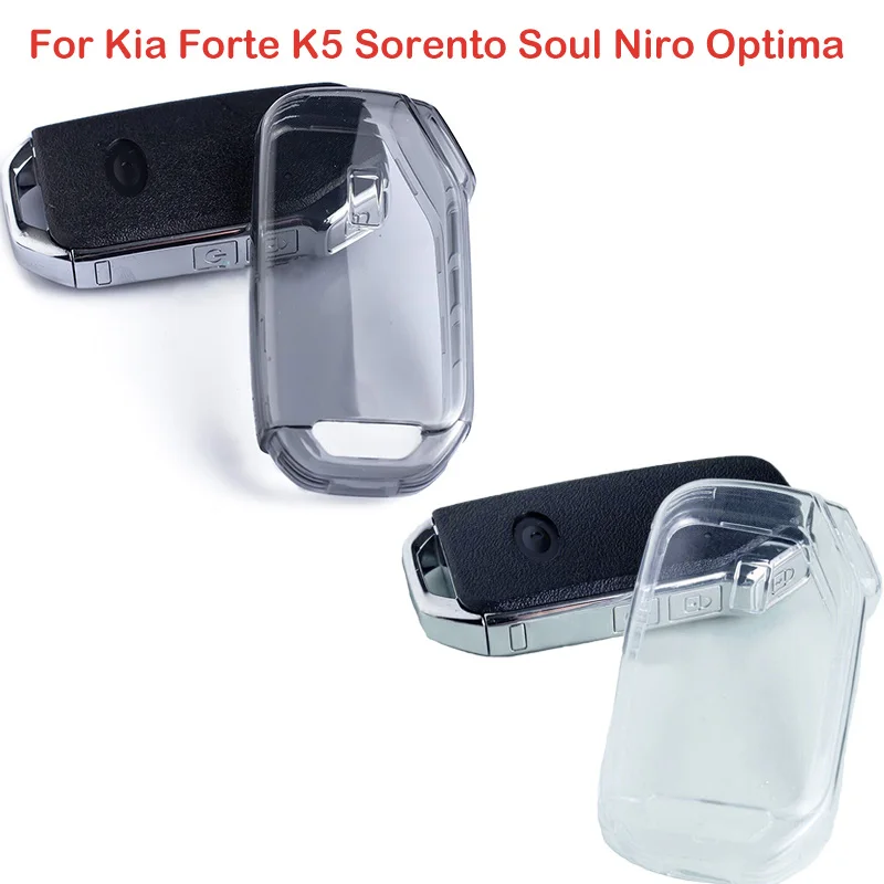 

Transparent Car Remote Key Case Cover For Kia Forte K5 Sorento Soul Niro Optima Durable Key Case Cover Holder Shell