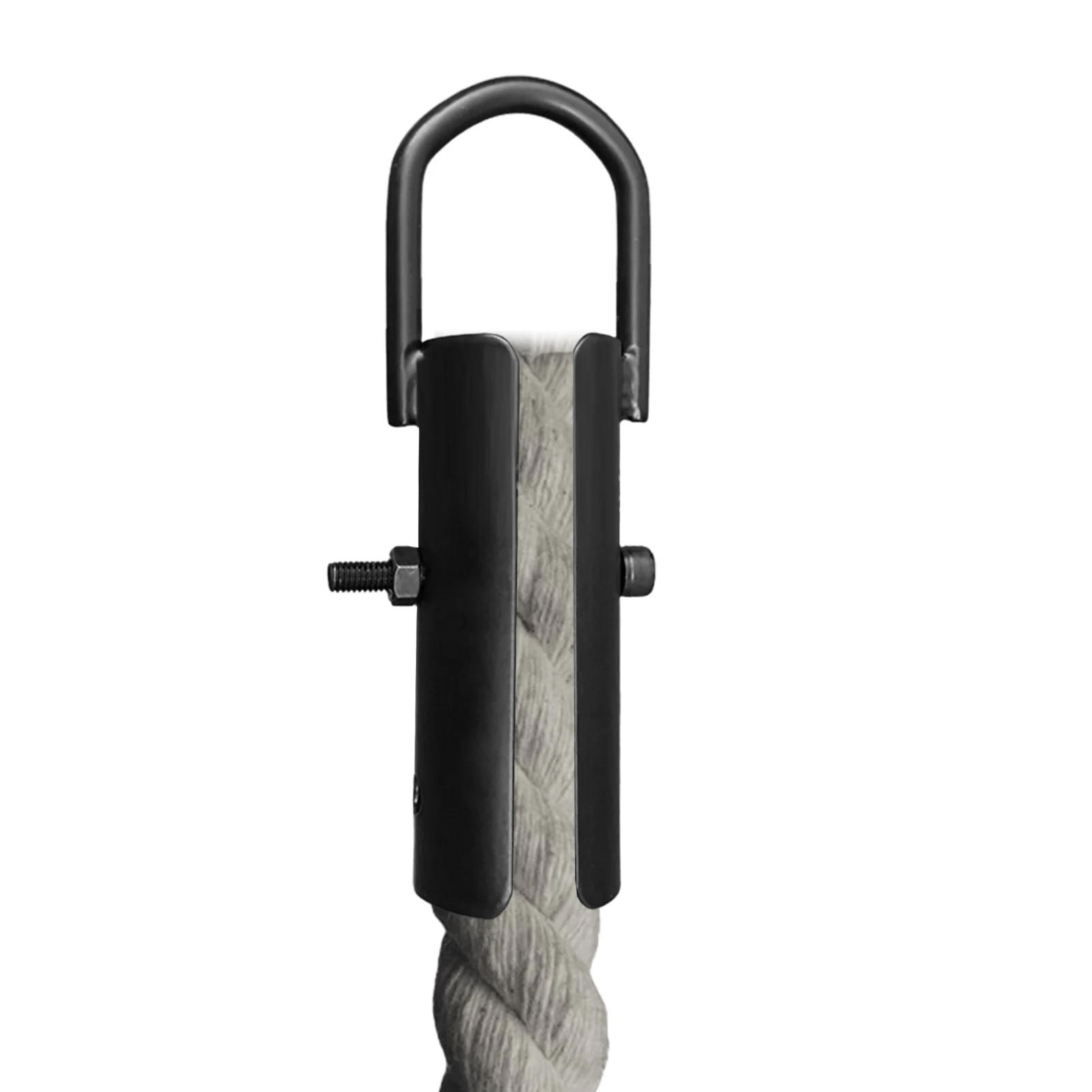 

Climbing Rope Clamp Rope Attachment Hook Accessories Climbing Training Garage Home Rope Clamps Fits 1.5-inch To 2.0-inch Braided