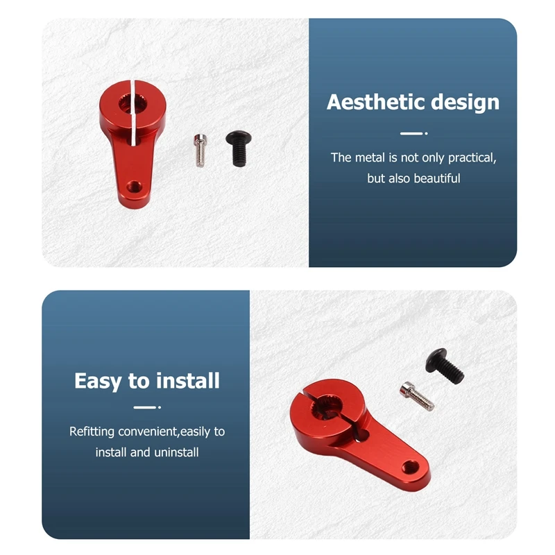 5 шт. 25 т M3 металлический RC сервопривод алюминиевый набор рычагов для MG995/MG996R E9001