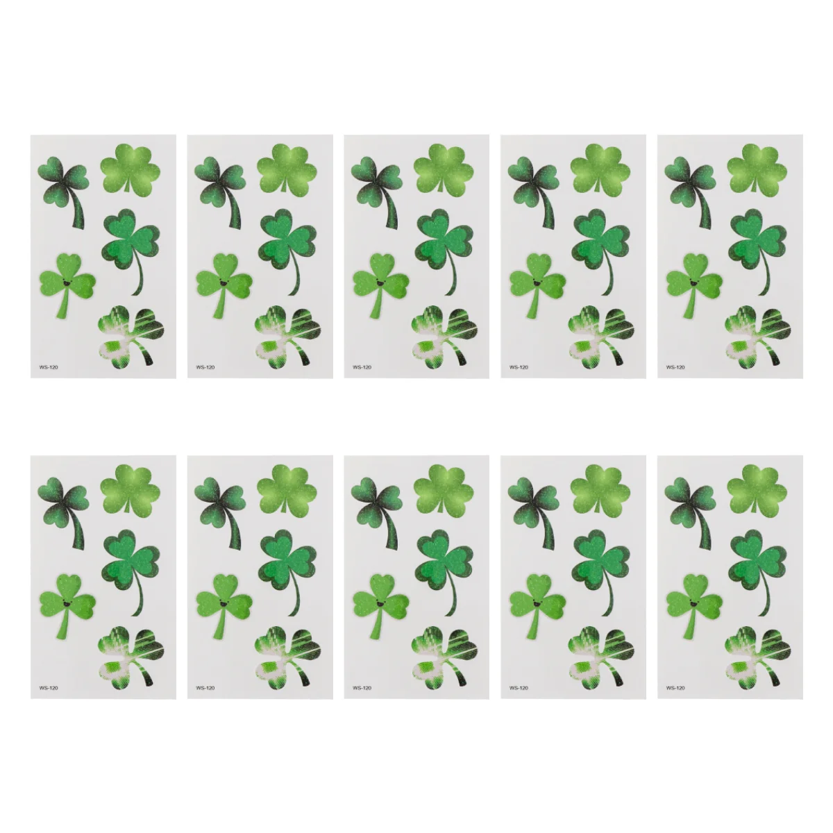 

Kawaii Four-leaf Pattern Waterproof Temporary Kids Tattoos Stickers for Cosplay and School Plays