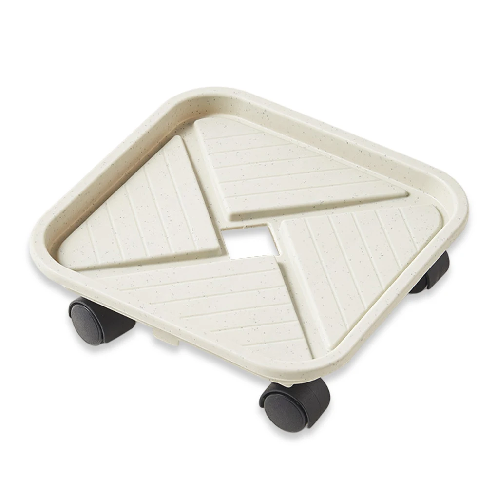 

Квадратный пластиковый цветочный горшок, поддон, подставка для цветов с вращением на 360 градусов, горшок для цветов в гостиной, бонсай, блюдц...