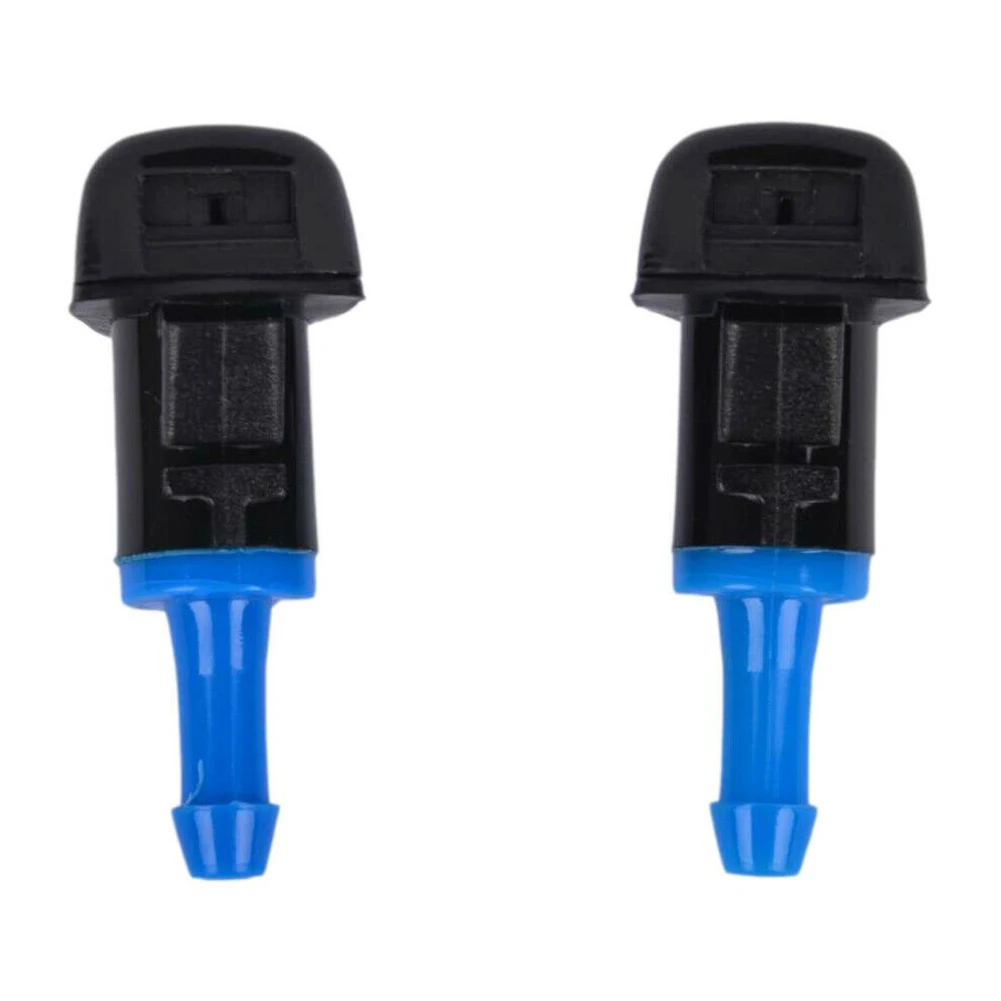 

Brand New Washer Nozzles Spray 2 Pcs ABS Plastic Car Parts Accessories