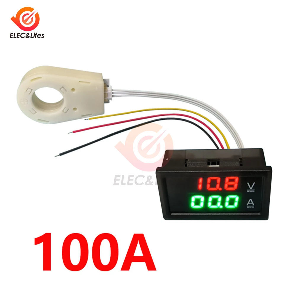 

Цифровой вольтметр амперметр Aideepen DC 0-300V