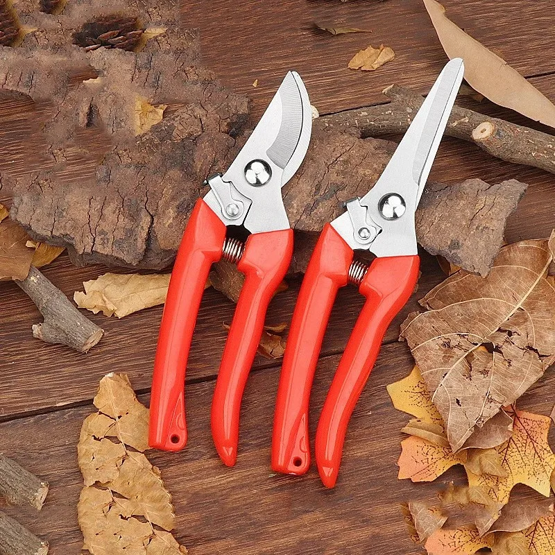 Профессиональные садовые ножницы из нержавеющей стали с изогнутой ручкой