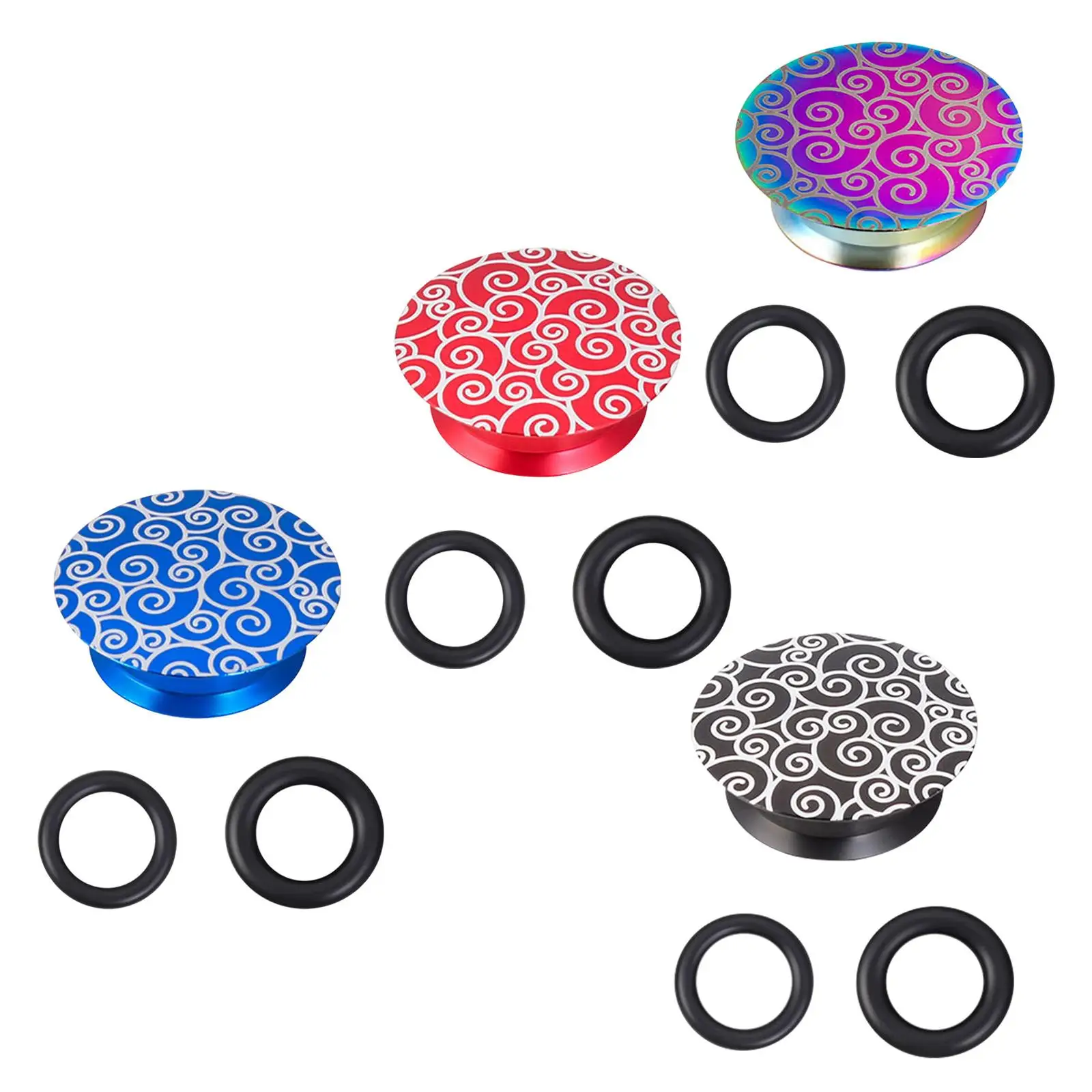 

Bicycle Crank Cover Dust Proof Protective Waterproof Sturdy Caps for Bikes Replacement Accessory Chainwheel Bolt Arm