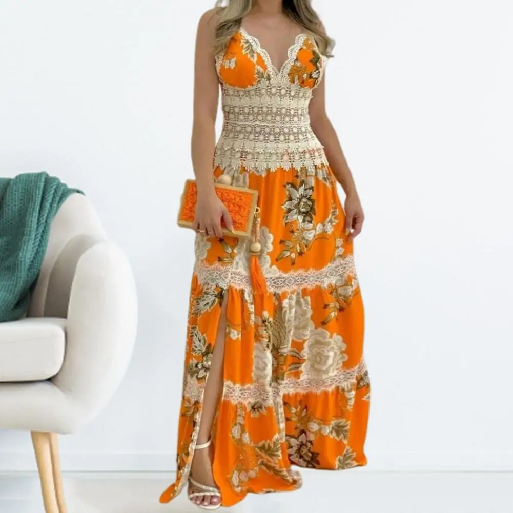 

Популярное моющееся платье-пуловер на бретелях-спагетти, цветное платье-пуловер с цветочным принтом для повседневной носки, женское платье...