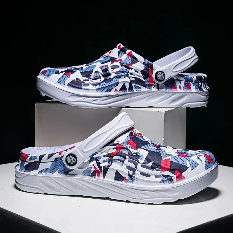 Мужские пляжные сандалии для улицы Eva Нескользящие мужские шлепанцы