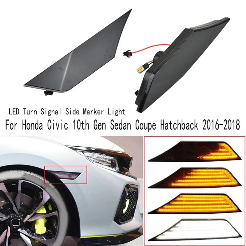 Фонарь с поворотником для Honda Civic 10 седан