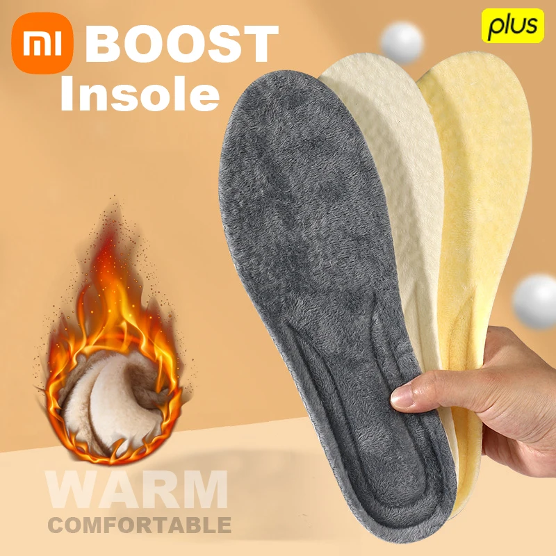 

2022 Xiaomi Home Warm Insoles Breathable Anti-odor Insoles Orthopedic Pads Vibration Absorption Increase Plush Sports Insoles