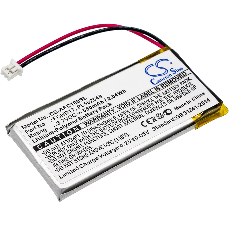 

Cameron Sino Camera Replacement Li-Polymer Battery 550mAh For FCHD17 Leica CarC, FlyCamOne 720p Free Tools