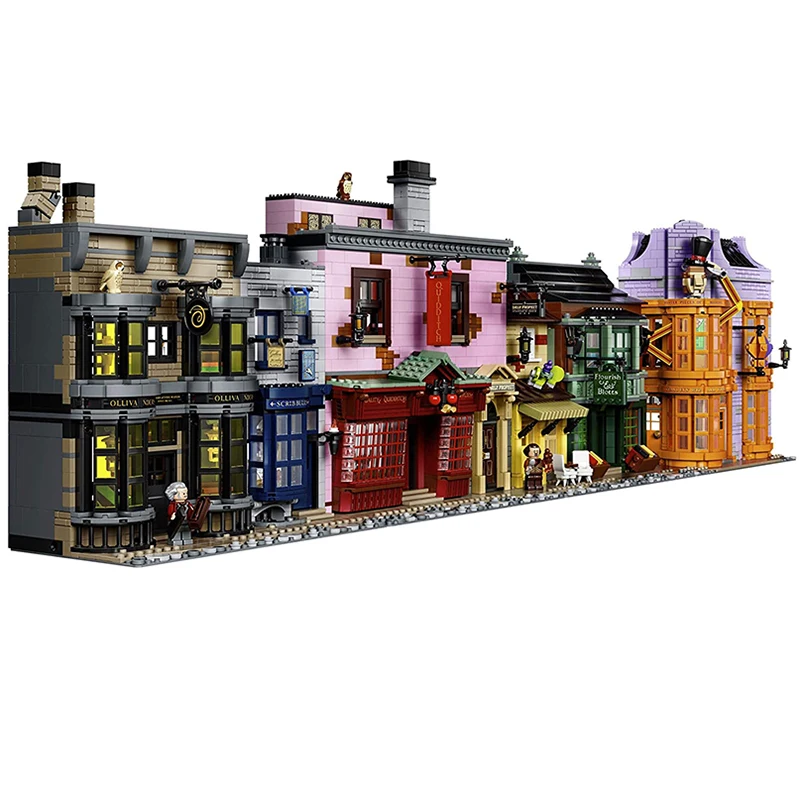 

5544pcs Diagoned Alley Building Blocks Kits Bricks Classic Movie Series Model Kids DIY Toys For Children Gift