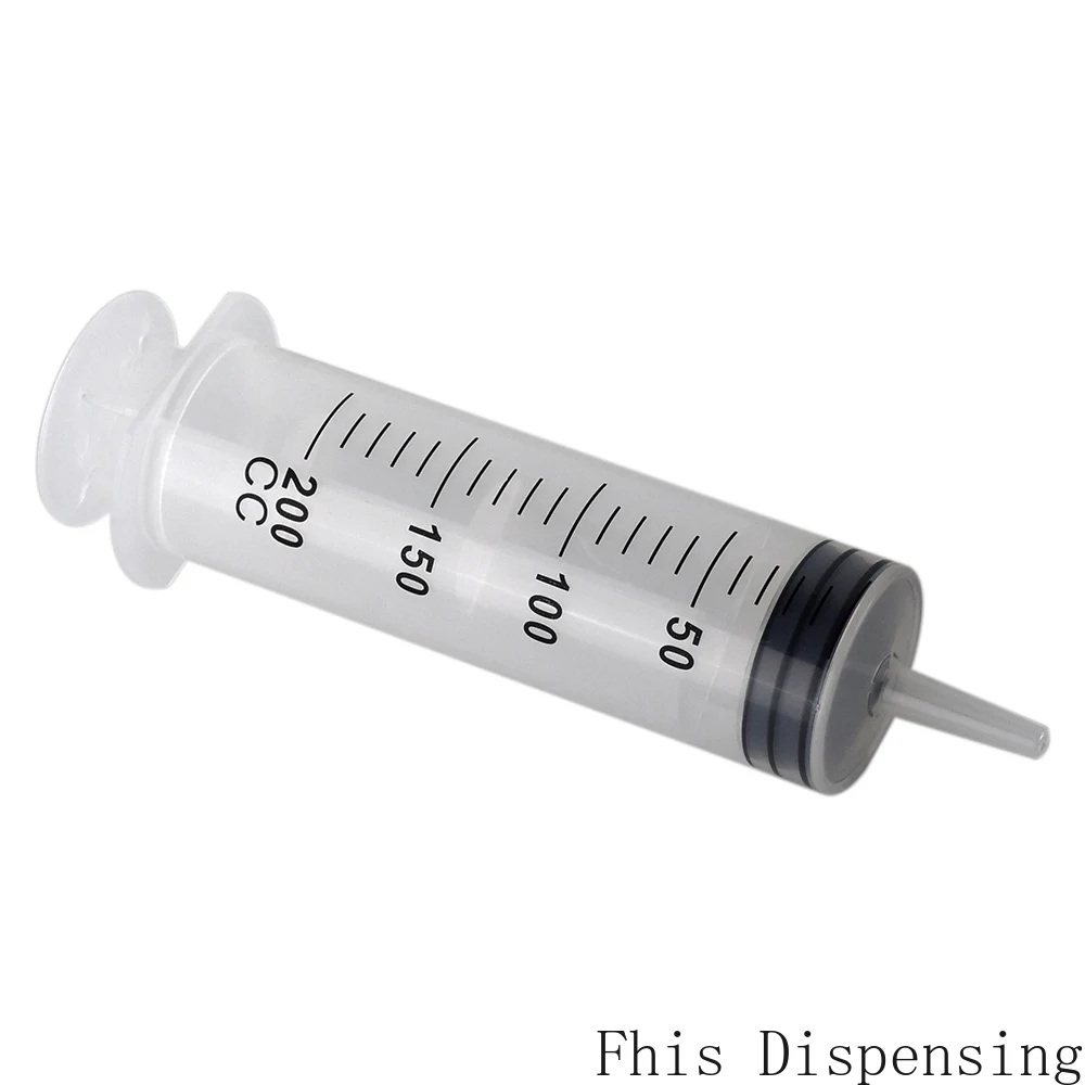 

200ml Luer Lock Syringe and 200ml Large Mouth Syringe Combination