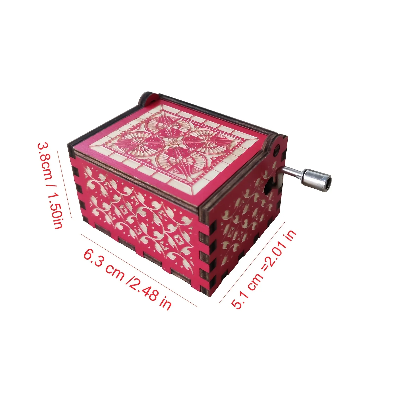 

Деревянная музыкальная шкатулка ручной работы