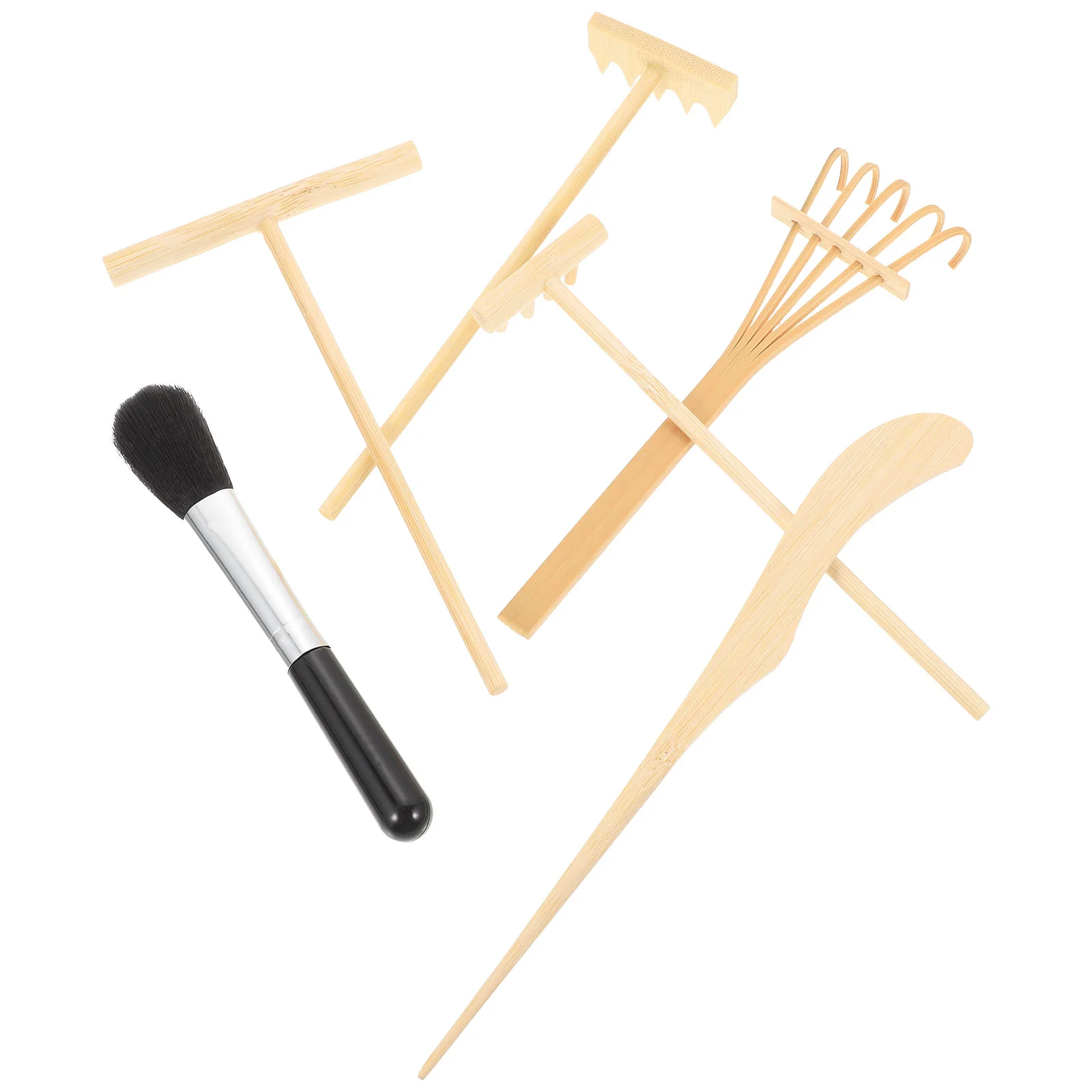 

1 Set Convenient Multi-function Meditation Garden Rake Zen Garden Sand Rake Garden Sandbox Tools