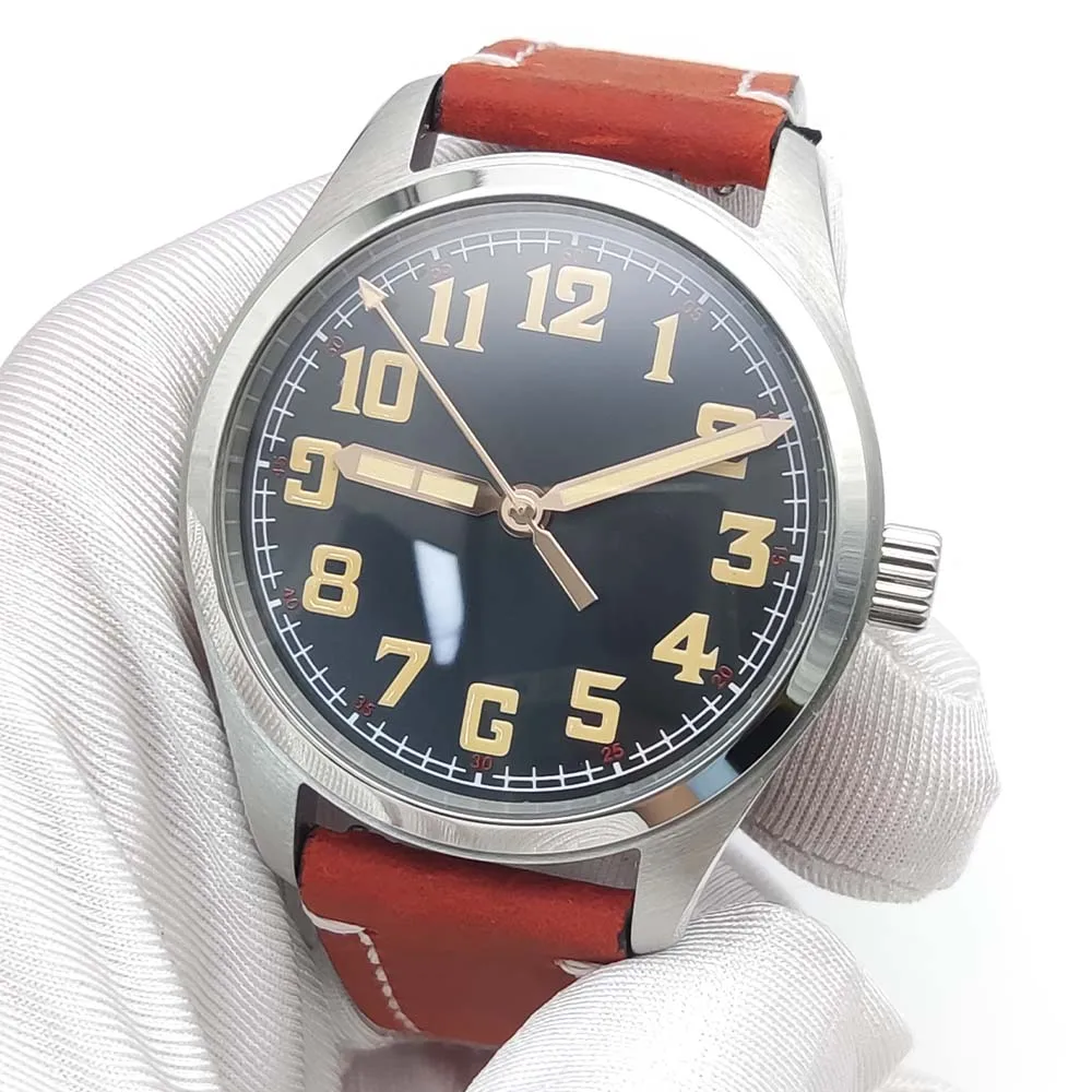 Мужские часы с автоподзаводом калибр NH35 повседневные светящиеся