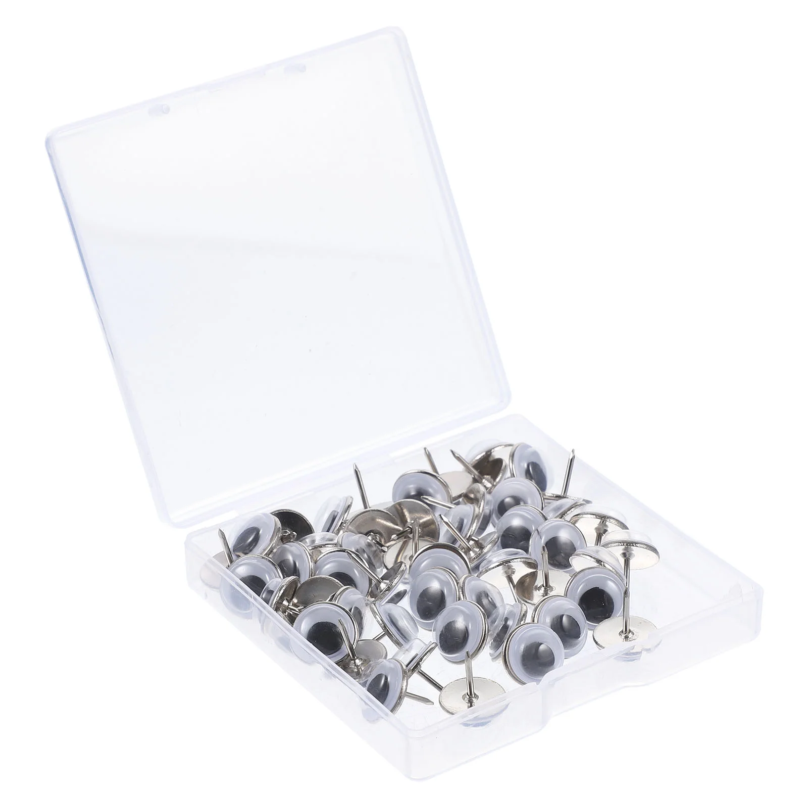 

50 Pcs Office Supply Push Pins Sunflower Decor for Household Eye Shaped Pushpins Plastic Supplies