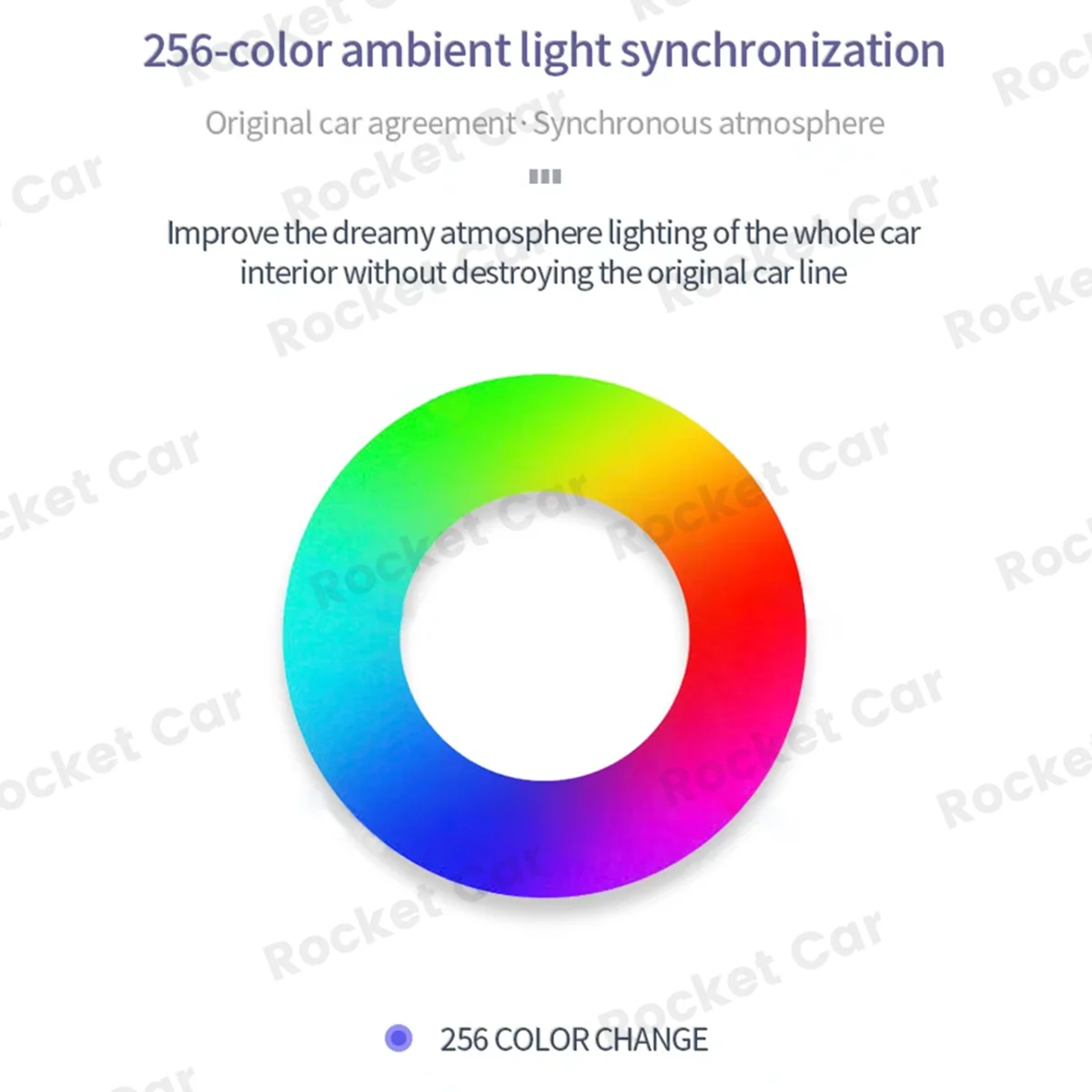 256 цветов светодиодных вентиляционных отверстий с приложением для Mercedes Benz W205 W213