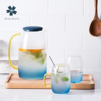 akaw water pitcher large capacity boiling water cup hot and cold resistant high temperature teapot set glass cold kettle
