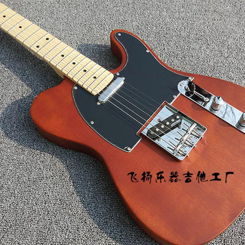 Telecaster TL электрическая гитара Mahogny Body Maple Neck Бесплатная доставка в наличии |