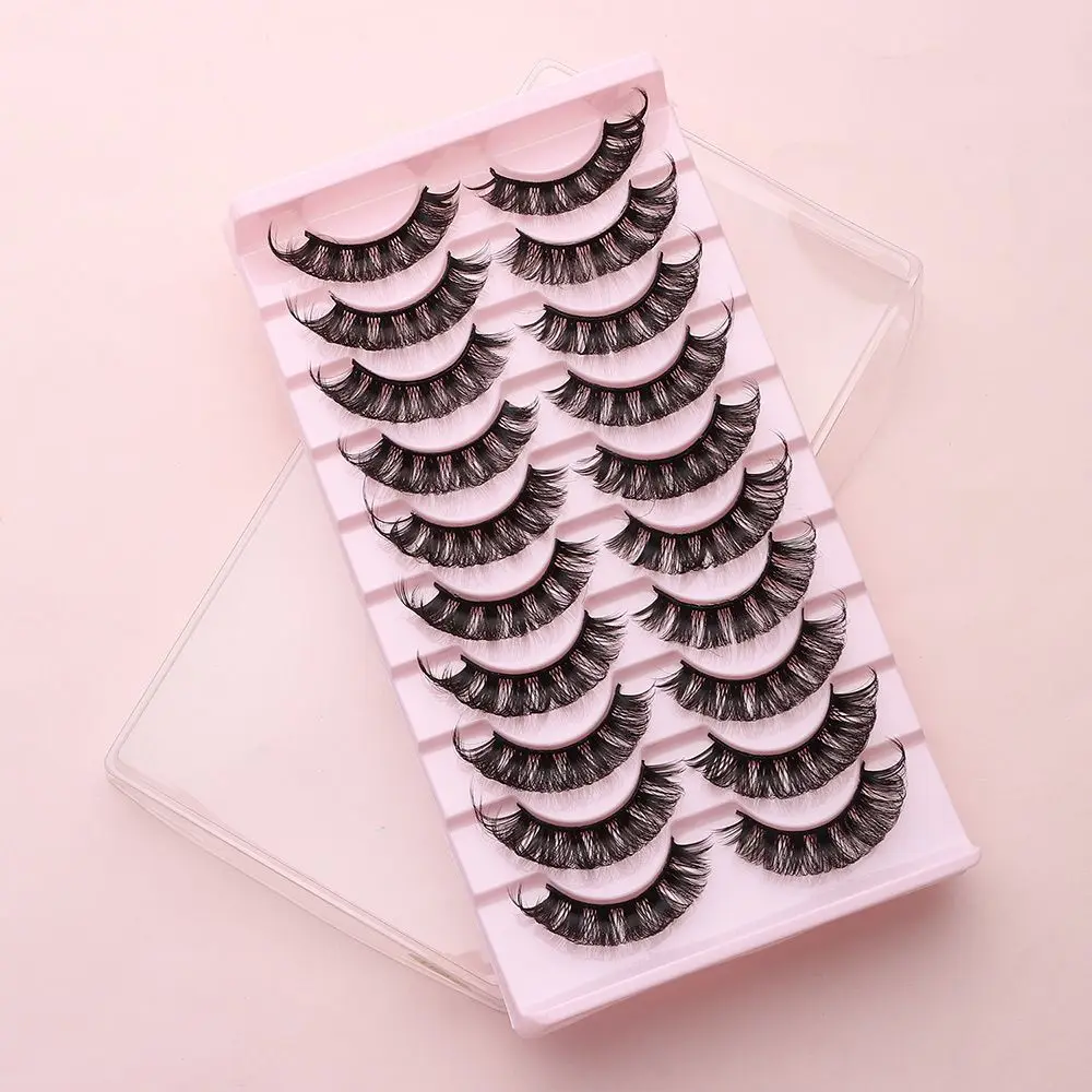 Накладные ресницы 3D из меха норки многоразовые натуральные объемные