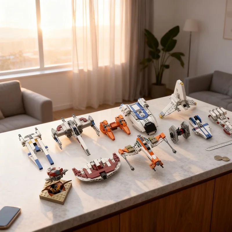 Фото 2441 шт. MOC Star Battle 2bricks Ультимативный Адвент-календарь 2024! Модельные строительные блоки, рождественские подарки, демонстрация кирпичиков, образовательные материалы №4