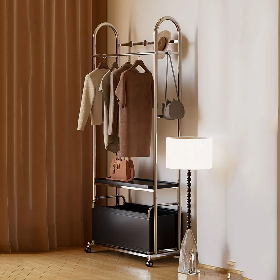 Угловая вешалка для одежды винтажная напольная пальто металлическая