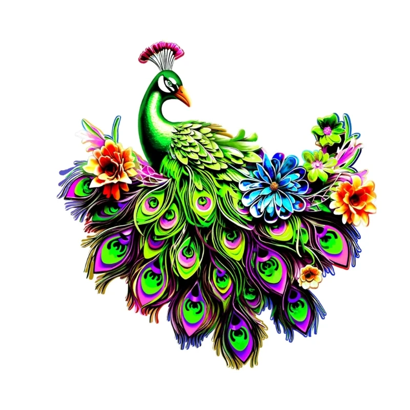 

Peacocks Wall Hanging Decoration Unique Design Handcraft Iron Artwork for Courtyard Balcony Wall Layout Landscaping