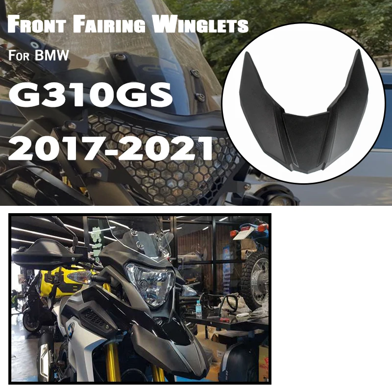 

MTKRACING For BMW G310GS G310 GS 2017-2021 Front Fairing Winglets Aerodynamic Wing Shell Cover Protection Guards