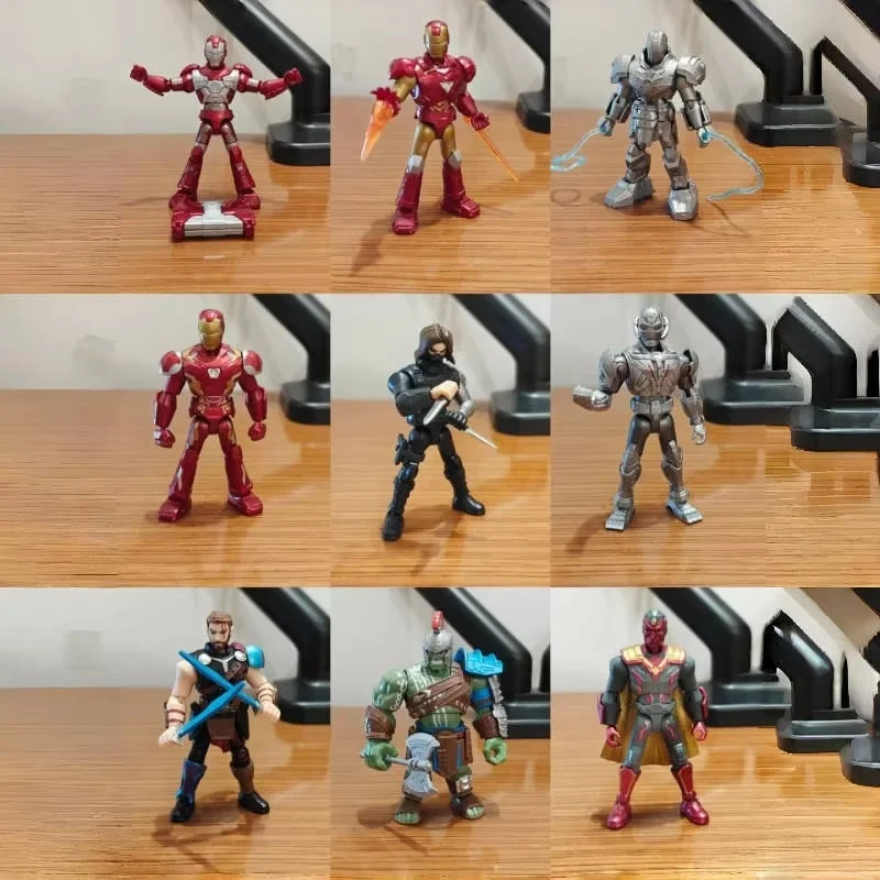 Фото Лидер продаж, фигурка Blokees Marvel, слепая коробка, бесконечная сага, фигурка Железного человека, игрушки Mk6 Mk5 Thor Hulk, сборная модель, комплект в подарок №1