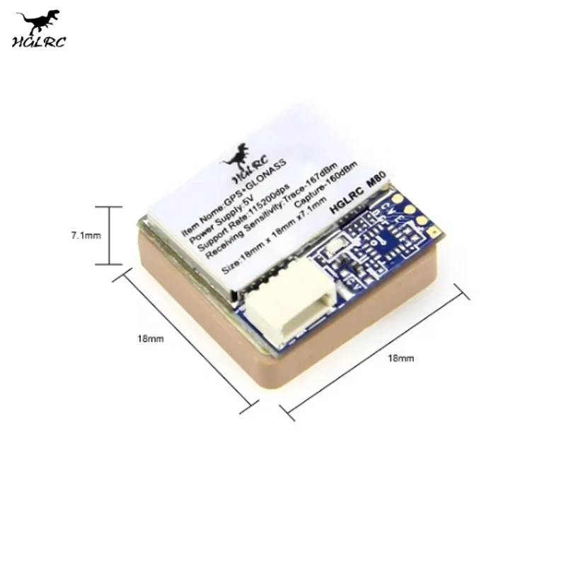 HGLRC M80 PRO GPS чип 10-го поколения Три режима позиционирования 3 в-5 в для FPV гоночного