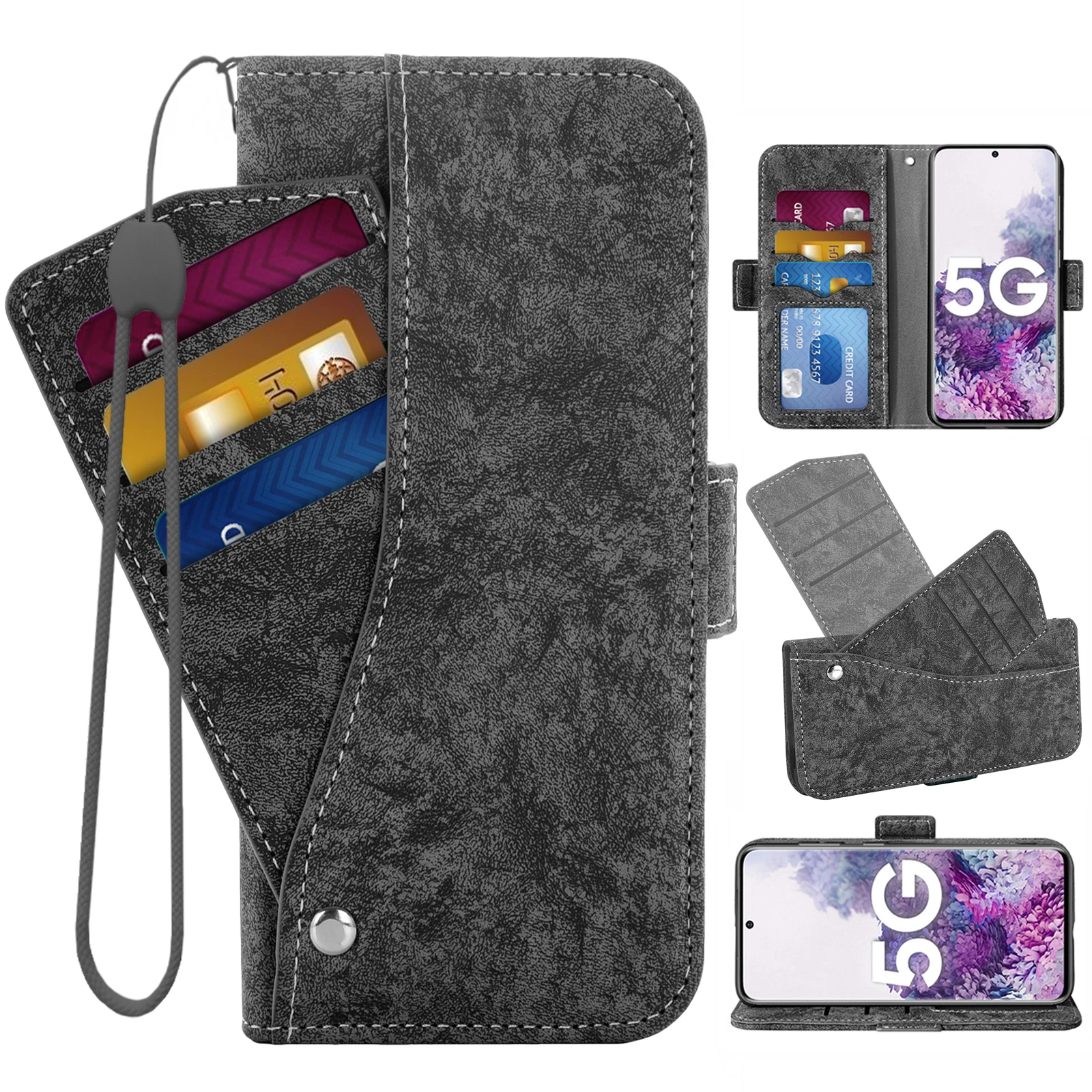 

Flip Cover Leather Wallet Case For Samsung Galaxy A6 A8 Plus A9 2018 A3 2015 A5 2016 A7 2017 Magnetic Card Holder Phone Cases