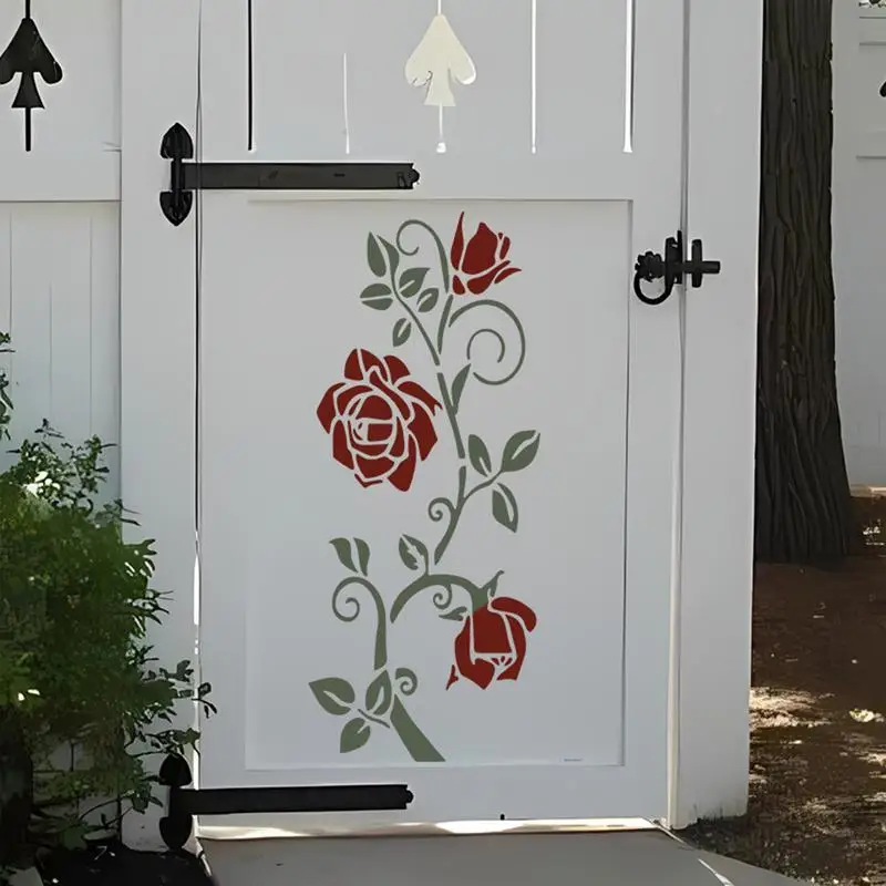 Трафареты для цветов садового забора 6 шт. многоразовые трафареты шаблоны