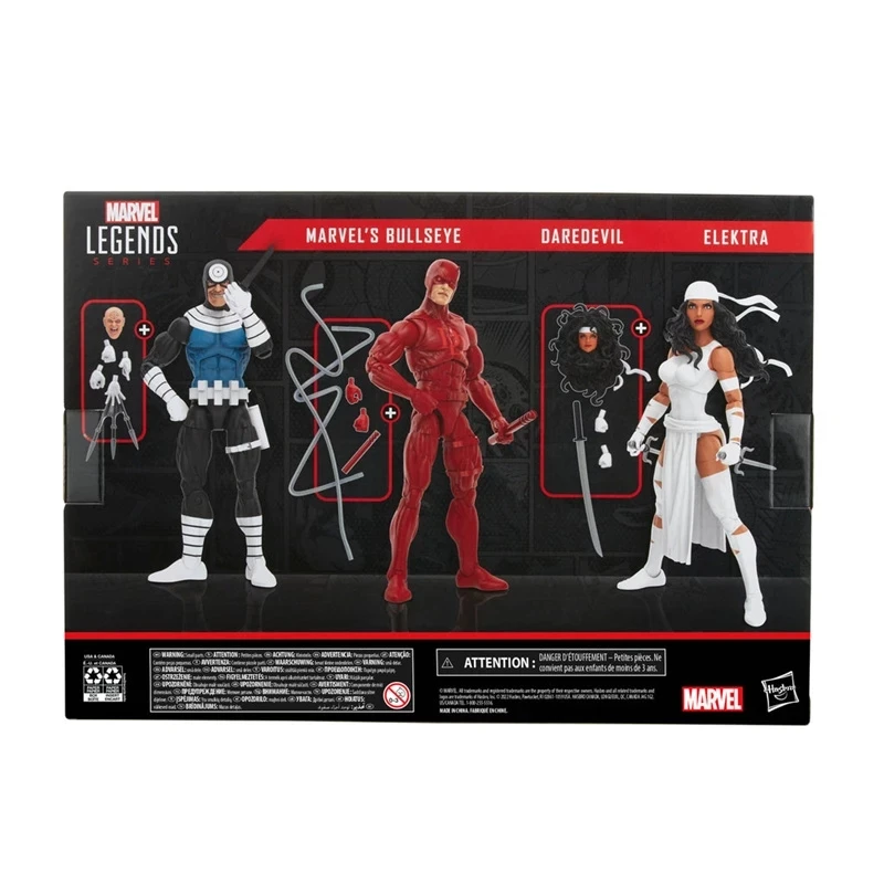 

Аниме Ml серия фигурки игрушки Daredevil Elektra Bullseye 6-дюймовая модель экшн-фигурка ПВХ Модель Коллекционная игрушка Подарки на день рождения