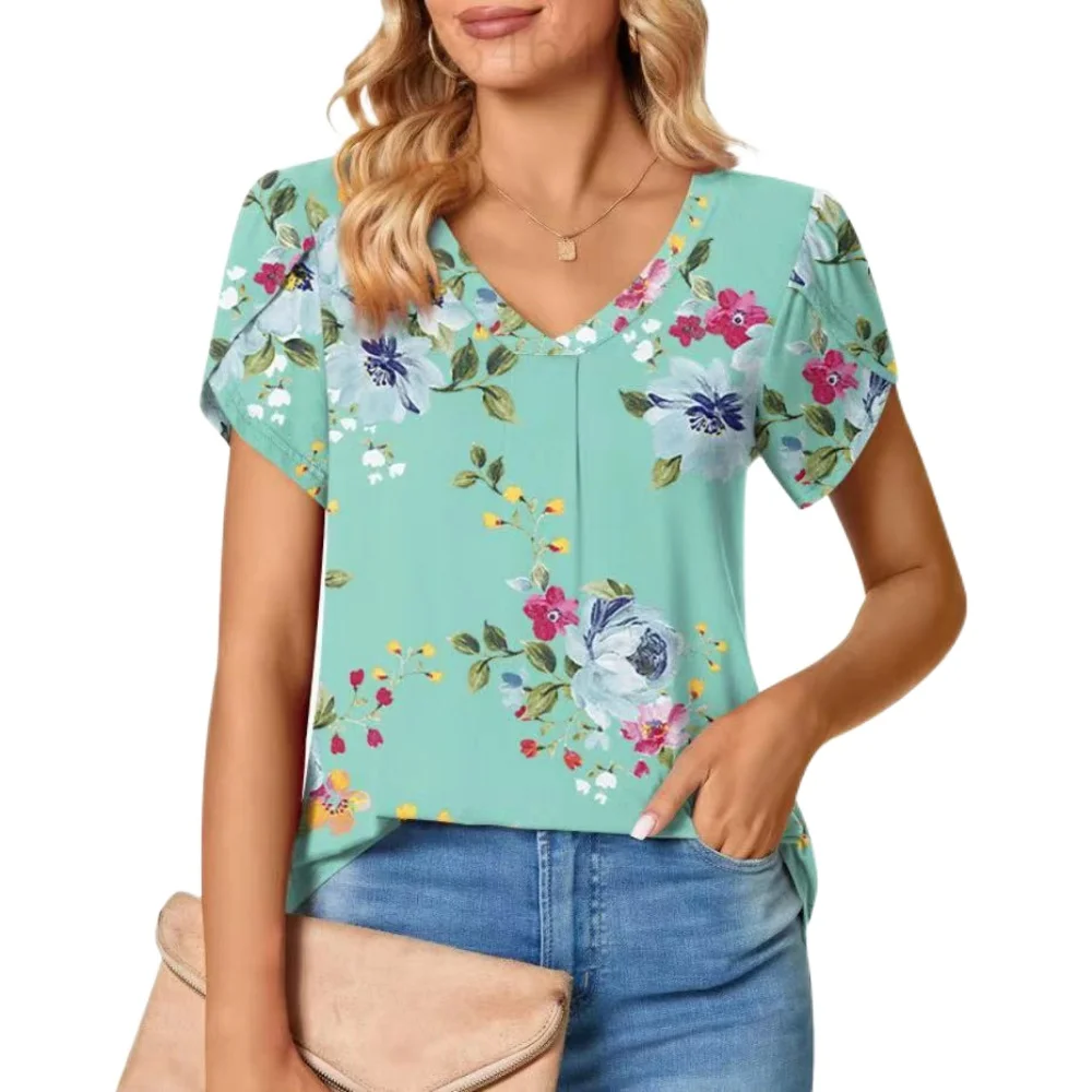 

Womens Female Casual T shirts Tops Clothes New Styles 2023