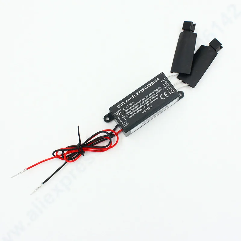 

2pcs ccfl angel eyes drl driver Halo Ring CCFL Spare Ballast for E46 angel 12V universal CCFL inverter replacement 1 for 2 lamps