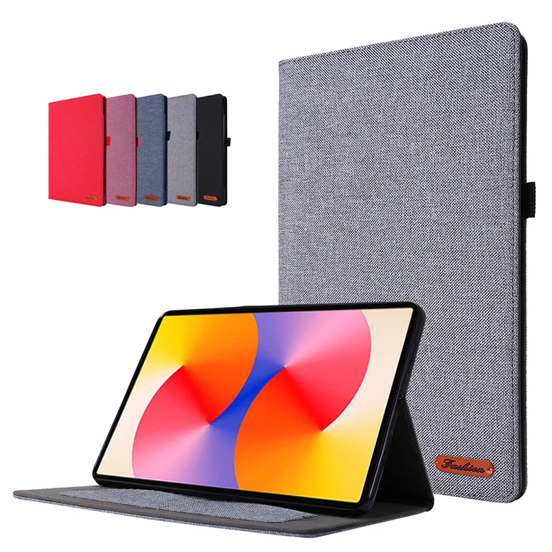 Мягкий тканевый чехол-книжка с подставкой для Huawei Matepad SE 11 2024