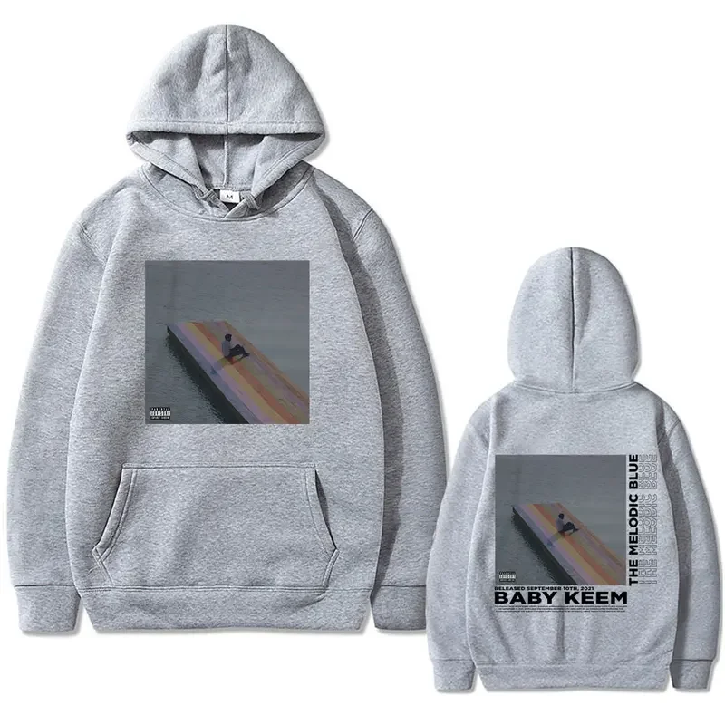 Рэпер Baby Keem The Melodic Blue Graphic Толстовка Мужская толстовка в стиле хип-хоп большого