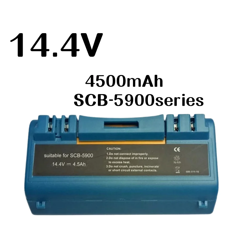 

14.4V 4500mAh Nickel Hydrogen Rechargeable Battery, SCB-5900 for Vacuum Cleaner 340 34001 5800 6000 lithium ion battery