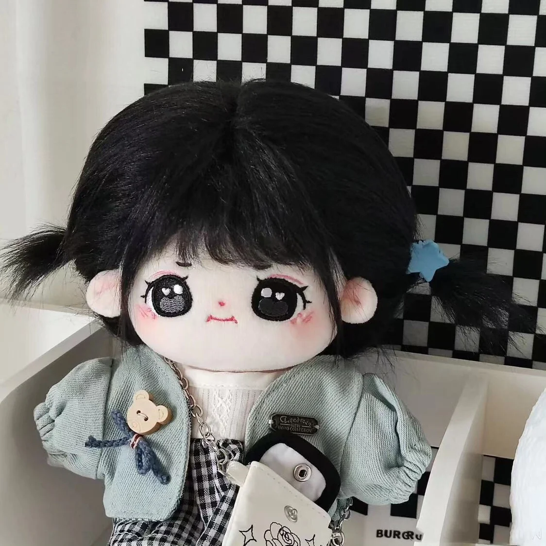 

Plush Stuffed Doll Kawaii Kpop No Attribute Cosplay For 20cm With Skeleton Body Change Clothes Outfit Toy Pillow Girl Xmas Gift