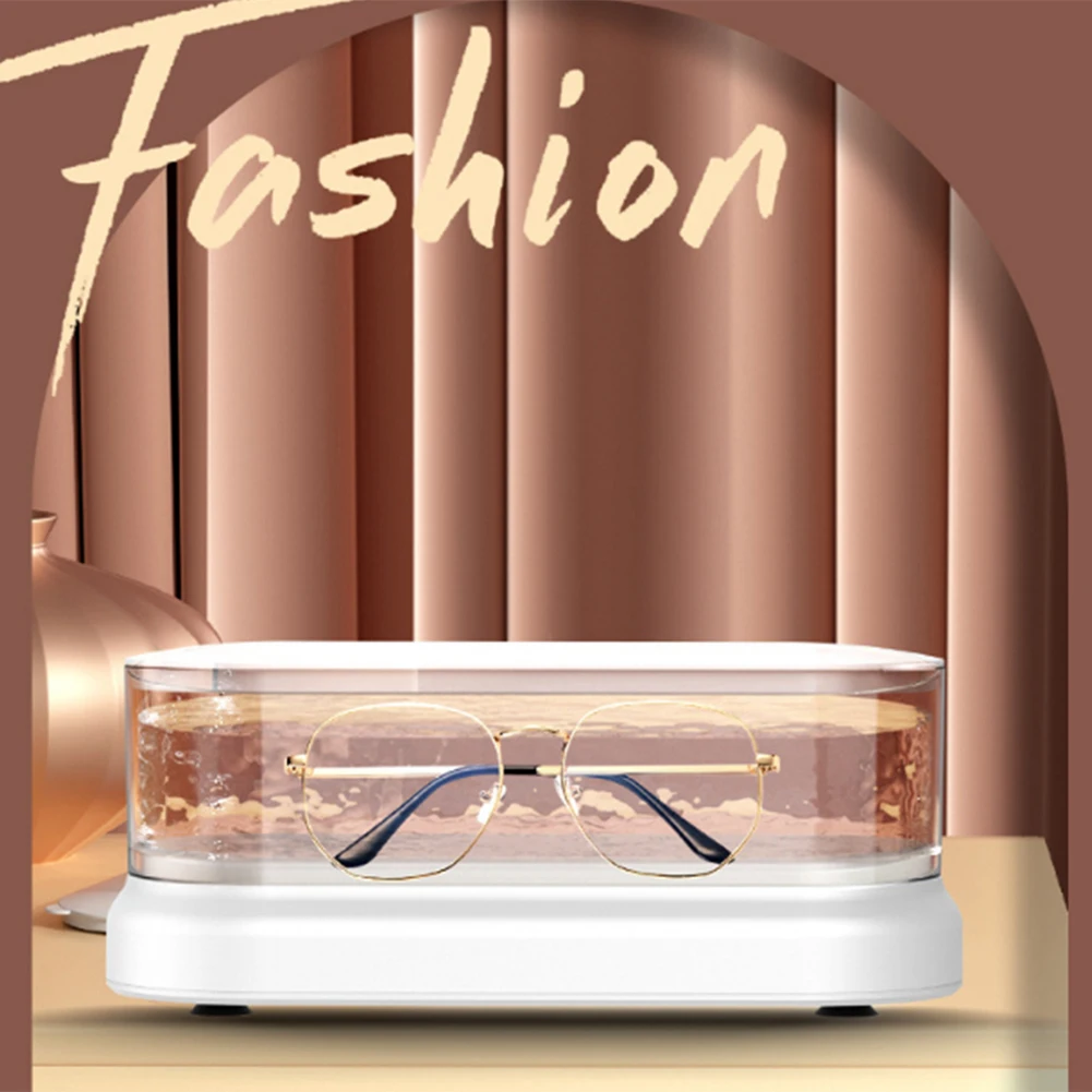 

Ultrasonic Cleaner Portable 47000Hz High Frequency Vibration Ultrasonic Cleaning Machine Jewelry Glasses Watch Cleaning