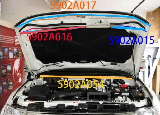 

1 или 4 или 6 шт. резиновое уплотнение капота для Pajero 4th 5902A016 V90, полоса капота для уплотнителя Montero для Shogun V80 2007-2020 гг.