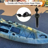 2pcs flush mount fishing rod holder kayak canoe boat equipment tool kayak fishing rod holder for boat fishing accessories c0r9