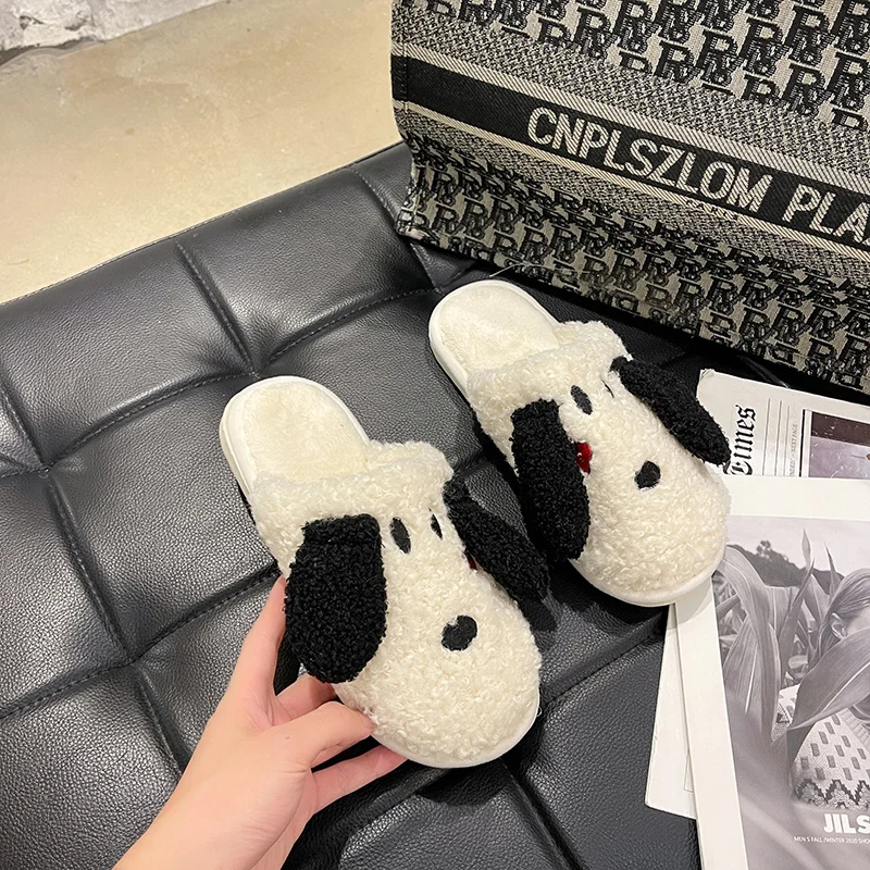 

Новинка 2022, зимние милые домашние мягкие и удобные теплые Нескользящие тапочки Alo cnc