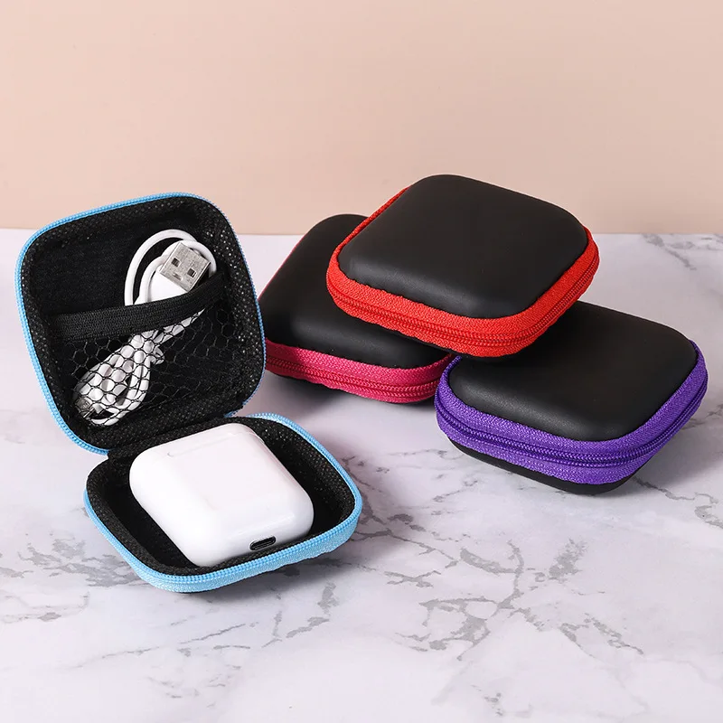

EVA Earphone Protective Bag Box Digital Charger Headphone Storage Bag USB Data Cable Organizer Carrying Pouch